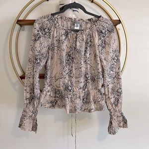 Silk Cotton blend Philippe Adec Designer Top S